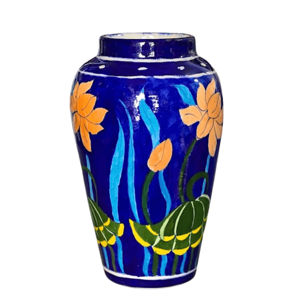 Blue Pottery Vase