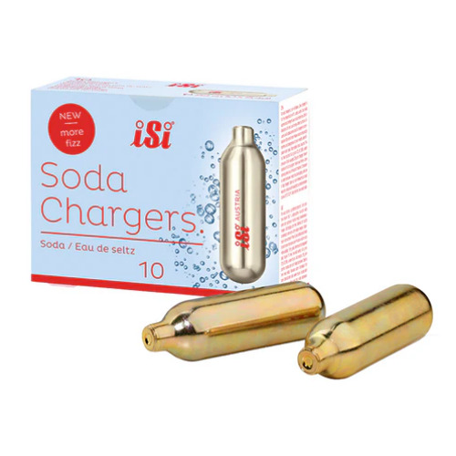 Isi Soda Chargers Co2 8.4Gms 10 Pack - Capacity: 750 Milliliter (Ml)