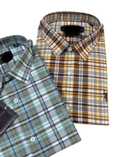 Men Check Shirt