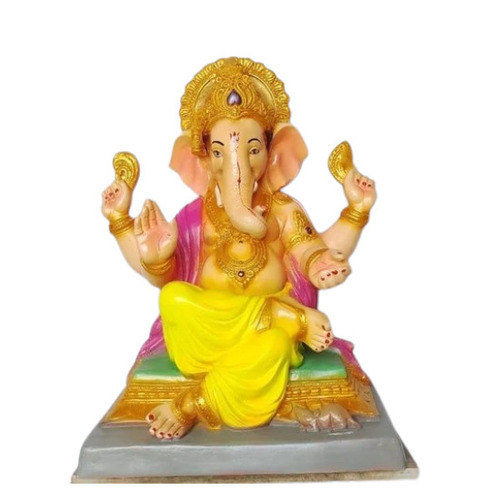 Multicolor Fiber Ganesh Statue