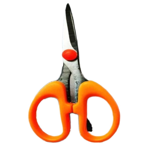 Orange Plastic Scissor