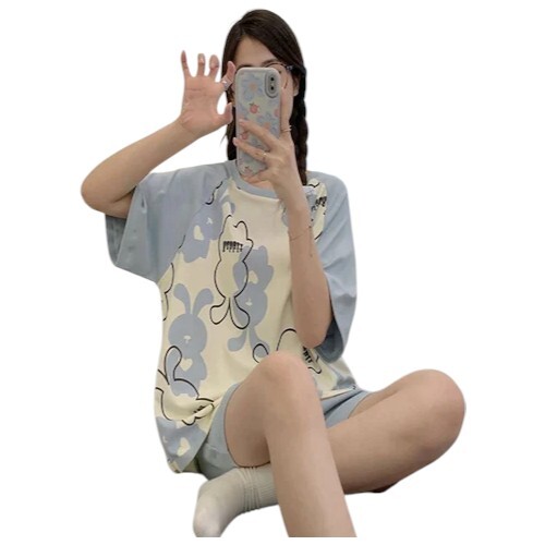 Short Top Ladies Night Suit