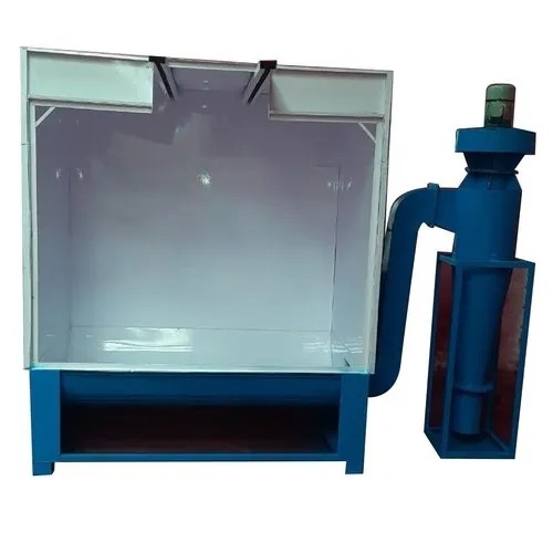 Single Phase Mile Steel Cyclone Powder Coating Booth