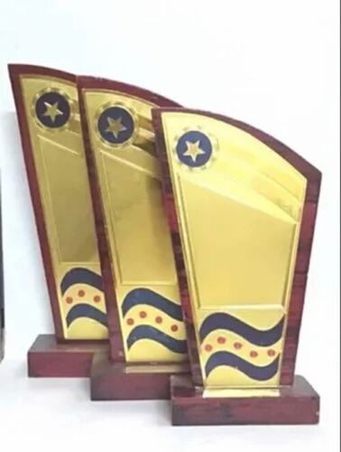 Blue Foil Wooden Momento