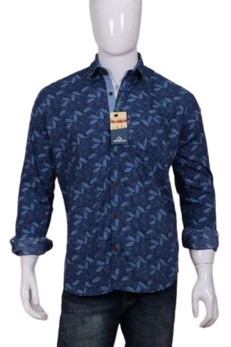 Blue Printed Shirts