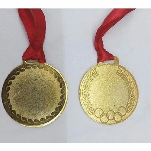 Gold Plated Sports Medal