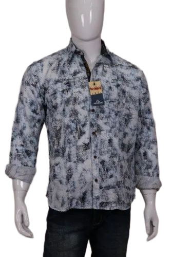 Gray Printed Shirts