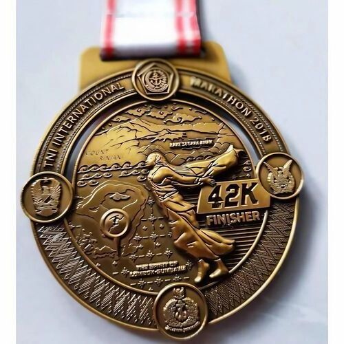 Round Marathon Medal