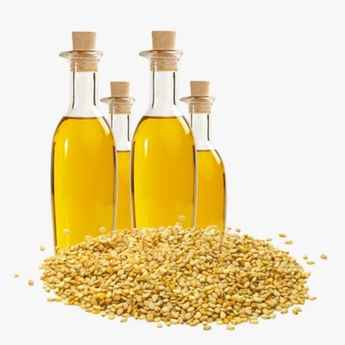 Sesame Oil - Organic, 1 Litre, Cold Pressed | Nutty Flavor, Light Color, Moisturizing, Antioxidant Rich