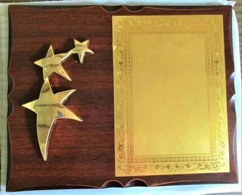 Three Star Wooden Momento