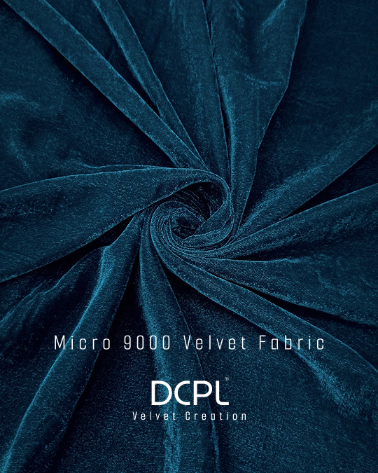 Dark Rama Elegant 9000 Gsm Micro Velvet Fabric - Application: Dresses