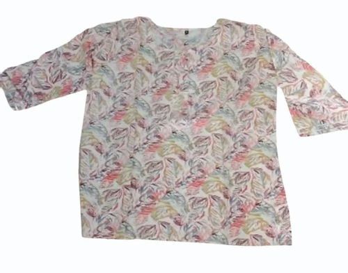 Ladies Printed Casual Short Kurti