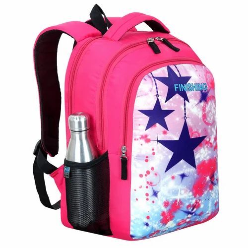 Pink Girls School Bag