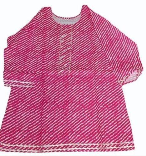 Printed Short Cotton Kurti