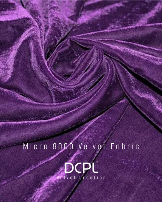 Purple Soft & Smooth 9000 GSM Micro Velvet Fabric
