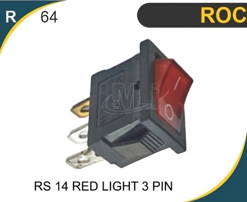 Rocker Switch Red Light