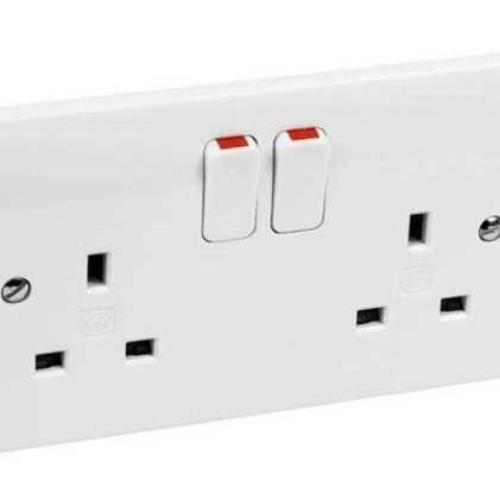 Double Pole Switched Socket