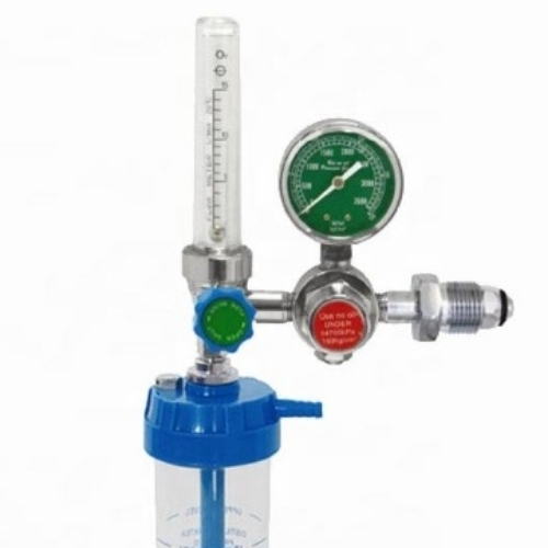 Oxygen Regulator And Flow Meter