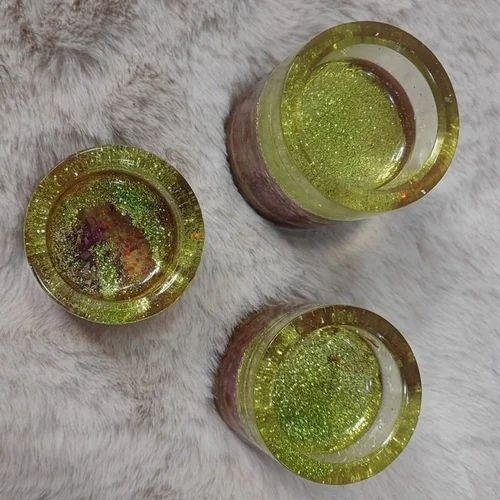 Resin Candle Holder Set