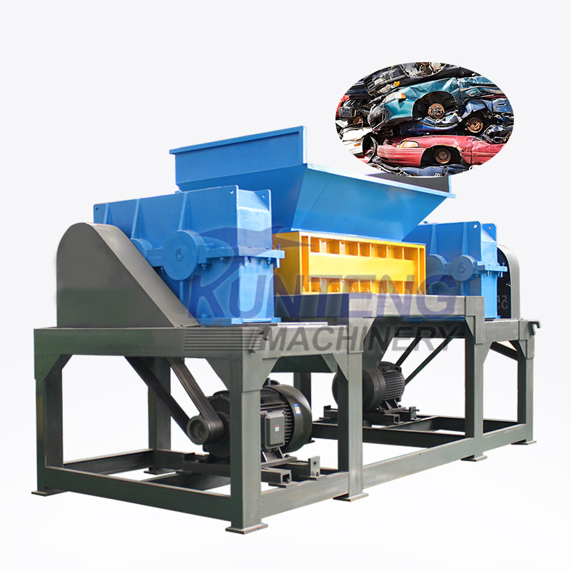 Aluminum Steel Crusher Fiber Fabric Waste Cloth Shredding Machine