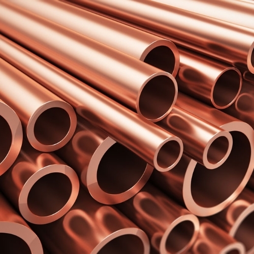 Polished Copper Pipes