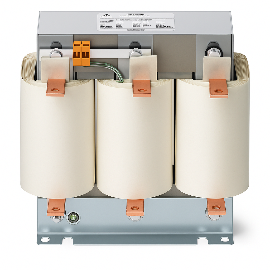 Epcos B44066D7025J440 25kVAr 440V 50Hz Three Phase Copper Conductor wound 7% Detuned Harmonic Filter Reactor