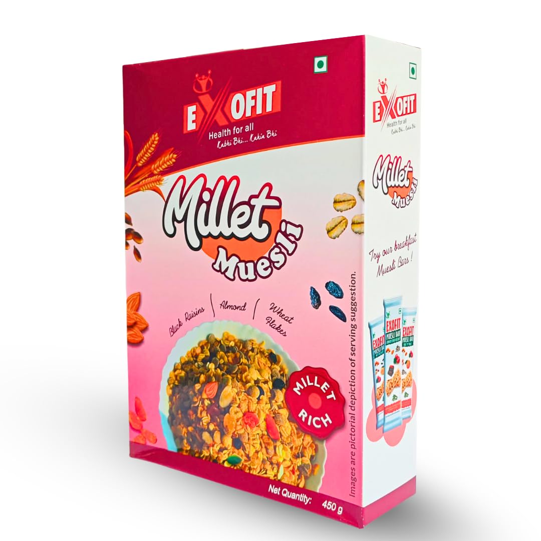 Exofit Millet Muesli Supplement 450 Gms - Pack Size: 450G