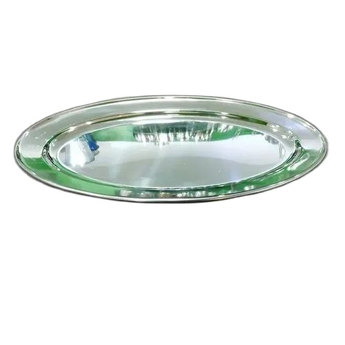 Round Stainless Steel Dinner Plate