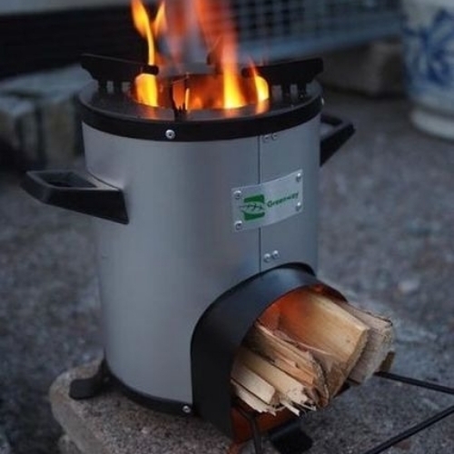 Steel body one burner Greenway smart stoves