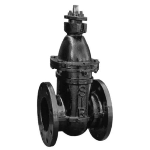 Cast Iron Sluice Valve - Color: Black