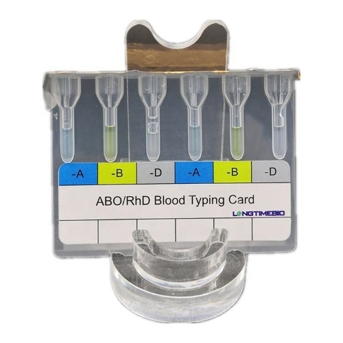 Blood Grouping Gels Card
