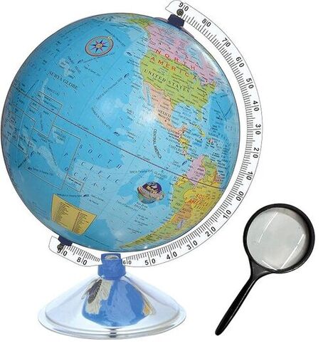 Desk And Table Top Political World Globe - Color: ......................