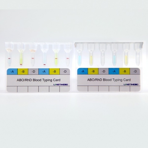 Microcolumn Gel Card - Laboratory Grade, Compact Design , Portable Pre-filled Wells with Long Shelf-life for Consistent Quality & Clear Interpretation