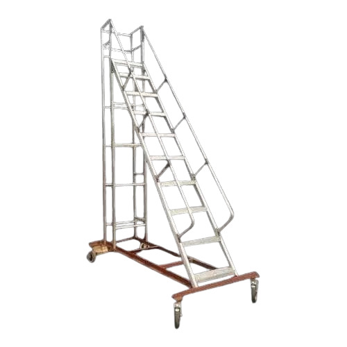 Aluminum Trolley Step Ladder