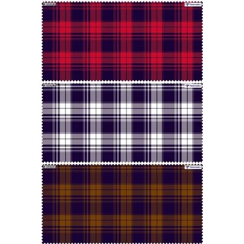 Indigo Chex Fabric