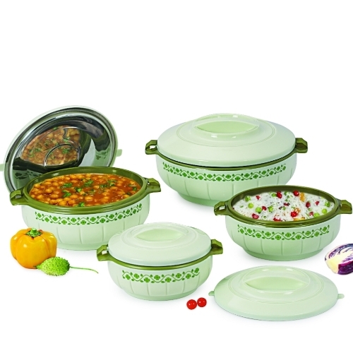 Stainless Steel Flora Insulated Casserole