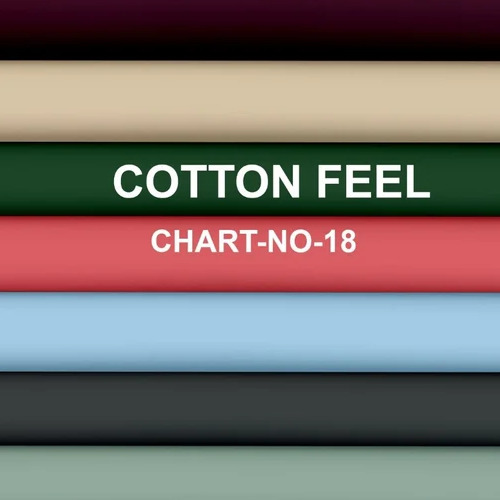 Cotton Feel Poly Laffer Plain Shirt Fabrics