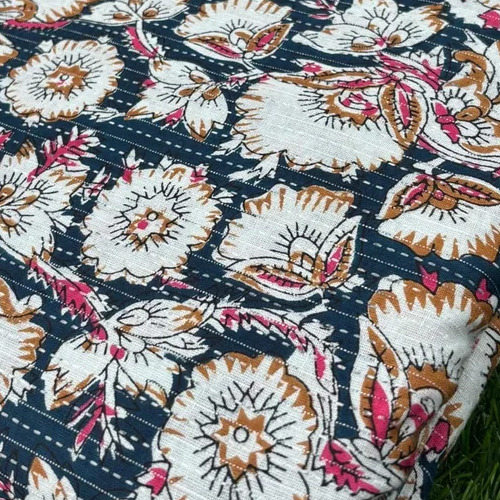 Cotton Kantha Fabric