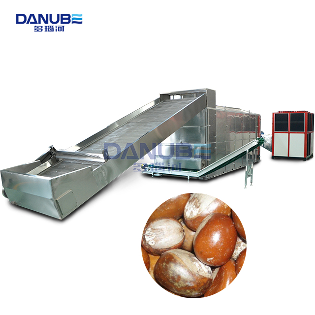 Shea Nut Blanching Shelling And Drying Production Line Shea Nut Dehumidifier Processing Machine - Application: Food Vegetable Fruit Dehydrator