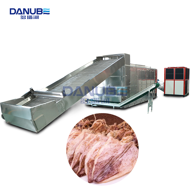 Squid Mesh Belt Dryer Squid Dehydration Processing Machine Squid Drying Equipment - Color: Customized