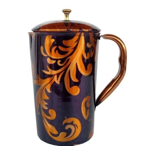 2 Litre Copper Printed Jug