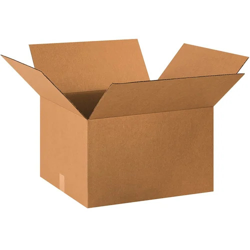 Brown Plain Corrugated Box - Coating Type: Paper