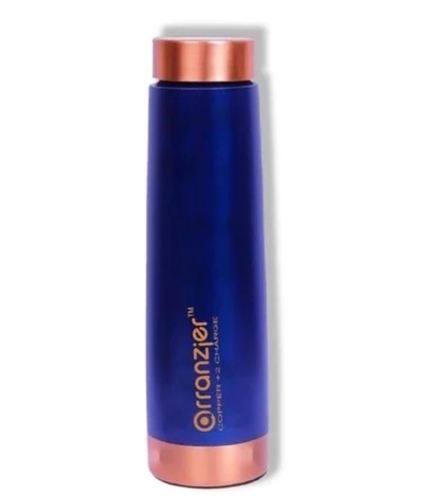 Dark Blue Copper Water Bottle