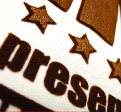 Flock Heat Transfer Label