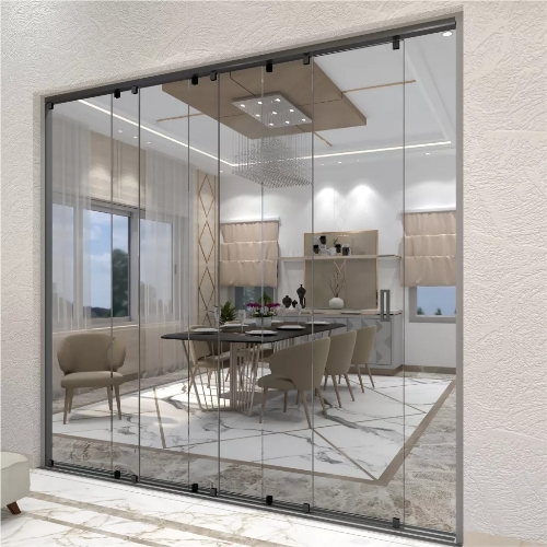 Lightweight Frame Glass Partition