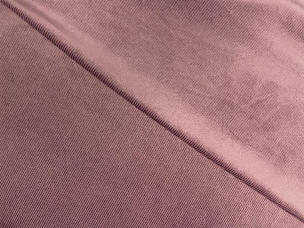 Lilac Elegant Stripes Corduroy Fabric For Fashion - Application: Outfits