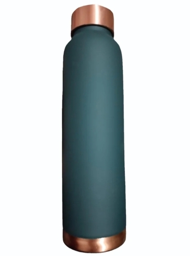 Matt Blue Copper Water Bottle