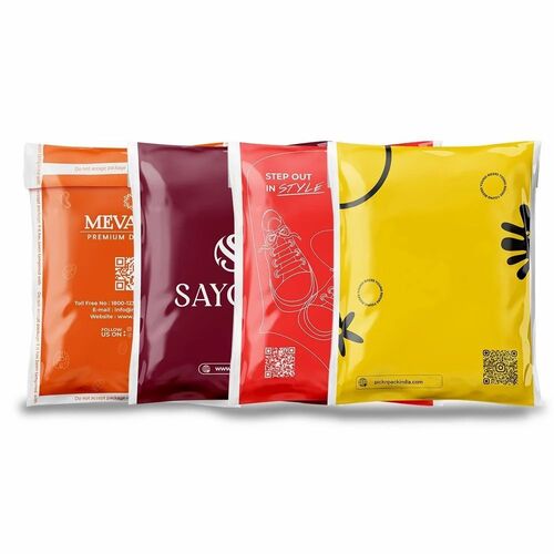 Customized Printed Poly Courier Bag For Packaging (Size 13.5x17)