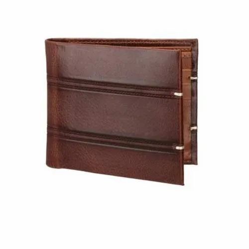 Men Bi Fold Leather Wallet By Leather House