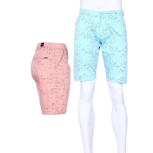 Mens Printed Cotton Short